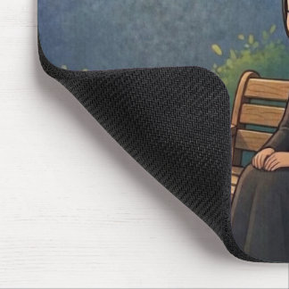 Muslim girl mouse pad