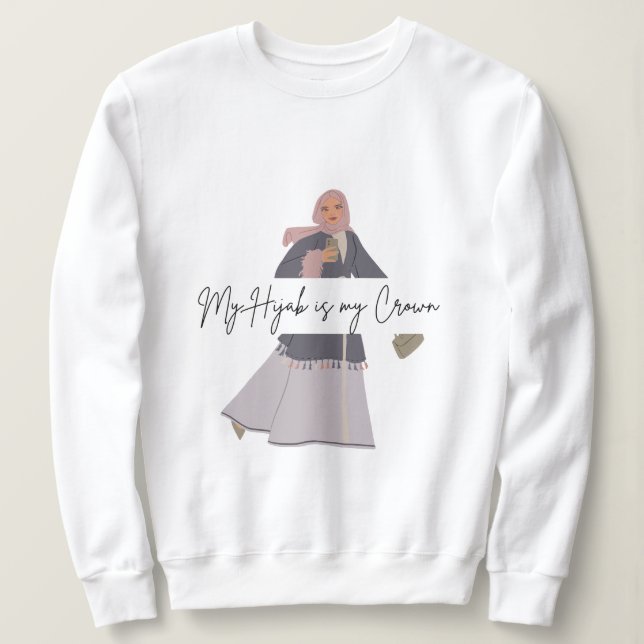Muslim Hijabi Sweatshirt (Design Front)