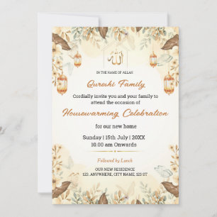 Muslim Housewarming Invitation Template