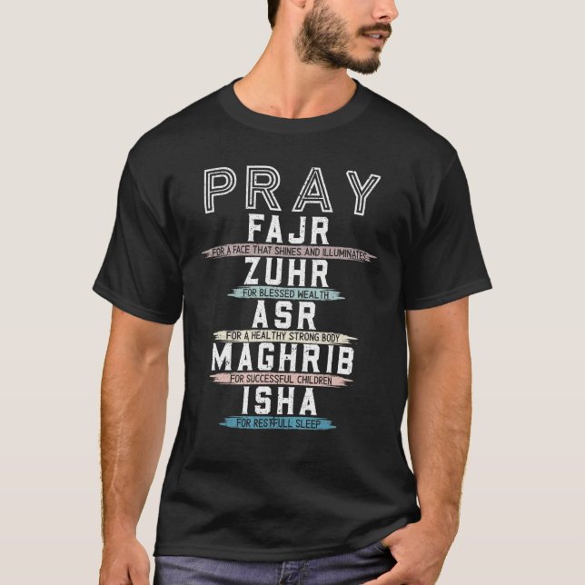 Muslim Islam Quran Mosque Ramadan Religion Islamic T-Shirt (Front)