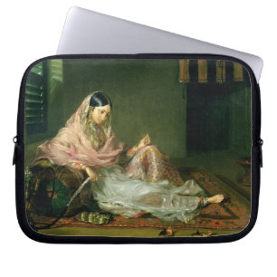 Muslim Lady Reclining, 1789 (oil on canvas) Laptop Sleeve