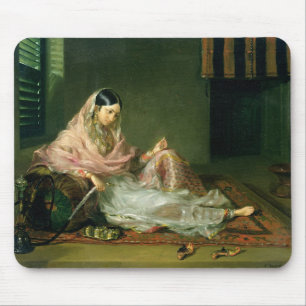 Muslim Lady Reclining, 1789 (oil on canvas) Mouse Pad