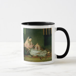 Muslim Lady Reclining, 1789 (oil on canvas) Mug