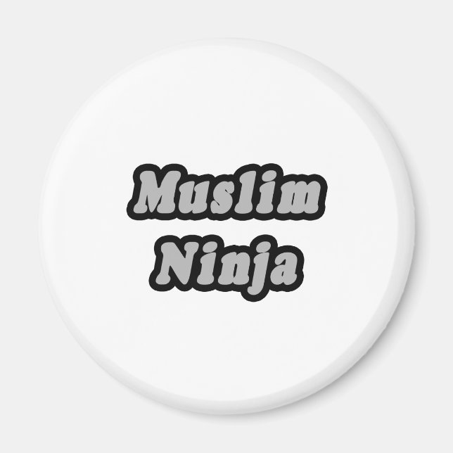 Muslim Ninja Magnet (Front)