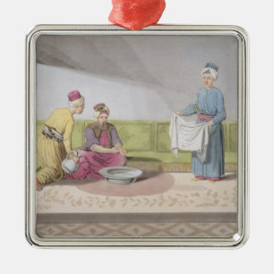 Muslim Performing his Ablutions, plate 34 from Par Metal Ornament