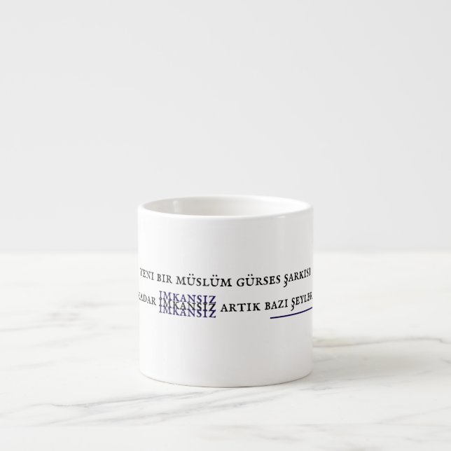 Muslum Gurses Kupa Bardak Espresso Cup (Front)