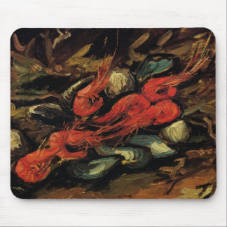 Mussels and Shrimp by Vincent van Gogh Mouse Pad