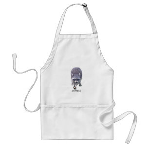 Mussels the Bayou Racoon Standard Apron
