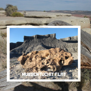 Mussentuchit Flat Rocks, Emery County, Utah Postcard