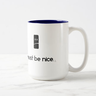 Must be Nice Two-Tone Coffee Mug