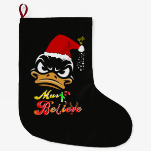 Must Believe Christmas Large Christmas Stocking