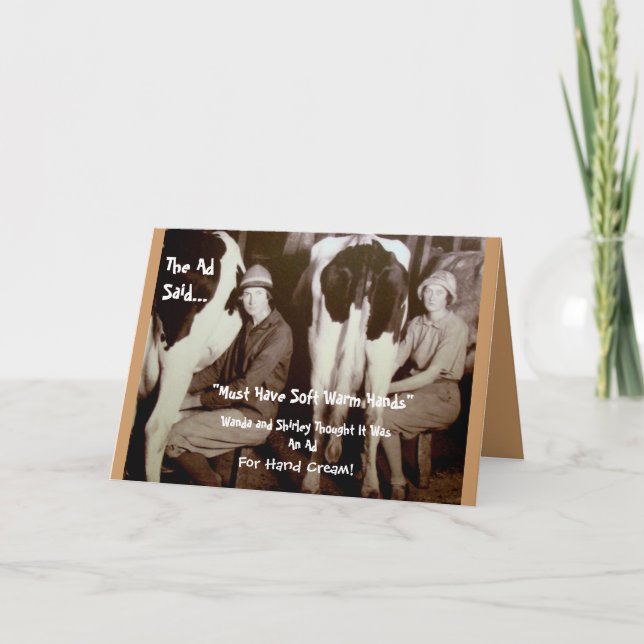 Must Have Soft Warm Hands Card (Front)