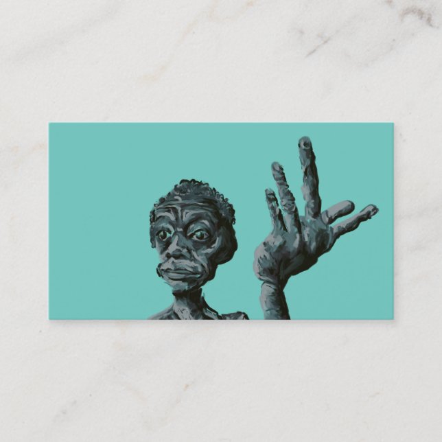 must i wait business card (Front)