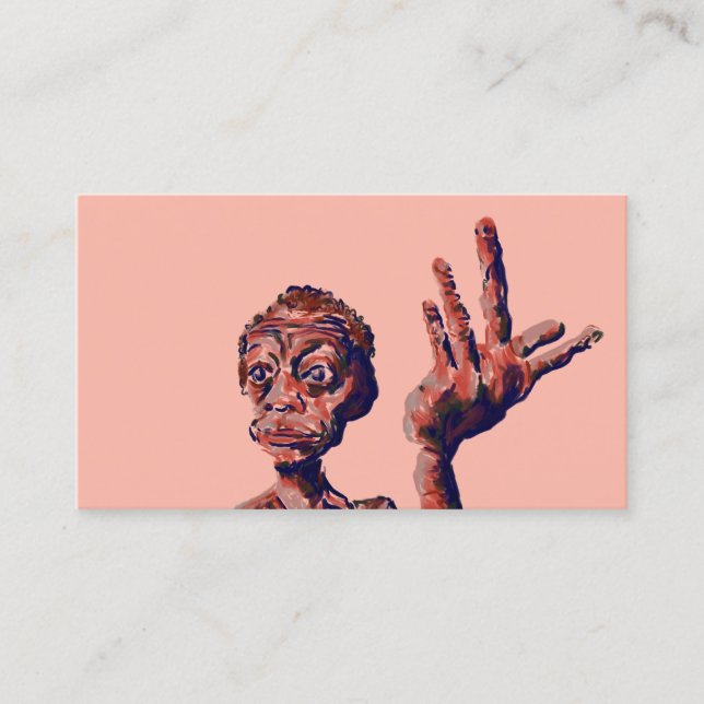 must i wait business card (Front)