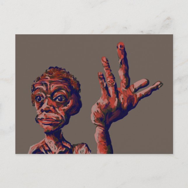 must i wait postcard (Front)