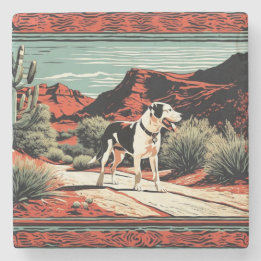 Must Love Dogs  Stone Coaster