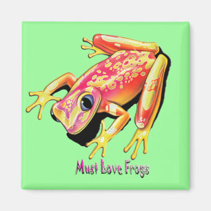 Must Love Frogs Magnet