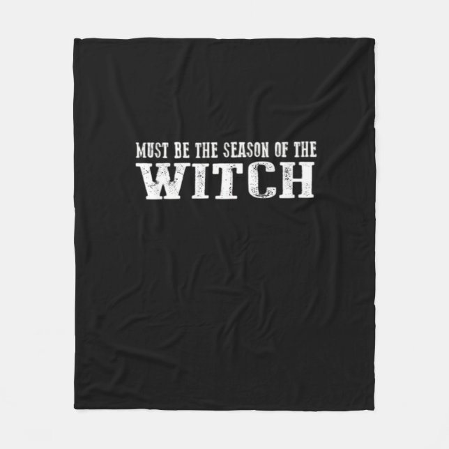 Must Season Of Witch Fleece Blanket (Front)