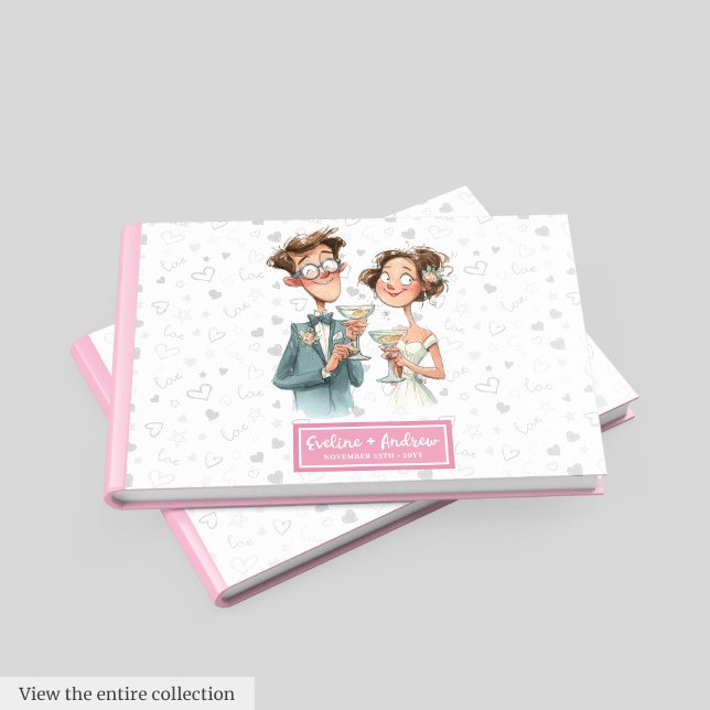 Must-See Wedding Guest Book Funny Quirky Couple (Must-See Wedding Guest Book Funny Quirky Couple)