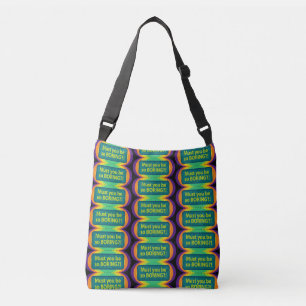Must you be so boring? Spectrum Grid Crossbody Bag