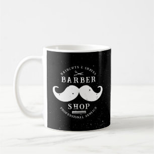 Mustache Barber Shop Modern Hairstylist Barbershop Coffee Mug