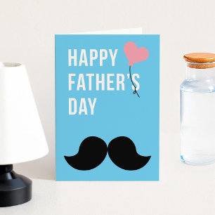 Mustache Love for Dad: Father's Day Folded  Card