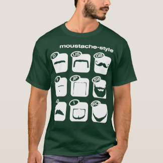 Mustache Worldwide Style T-Shirt