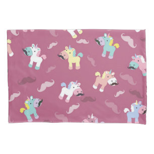 Mustachio Unicornio! Pillowcase