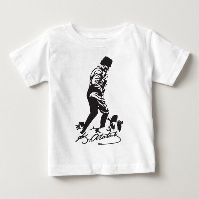 Mustafa Kemal Ataturk Baby T-Shirt (Front)