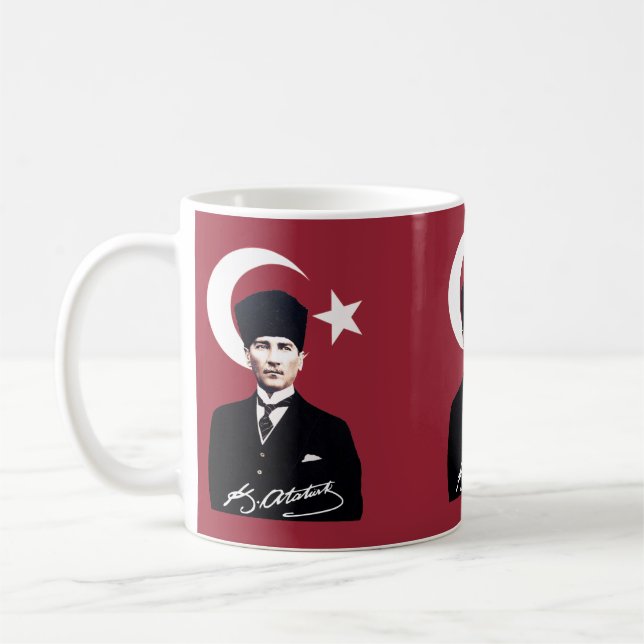 Mustafa Kemal Atatürk Coffee Mug (Left)
