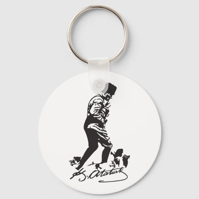 Mustafa Kemal Ataturk Key Ring (Front)