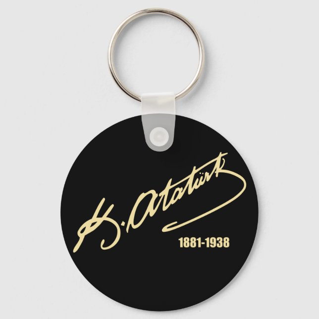 Mustafa Kemal Ataturk Key Ring (Front)