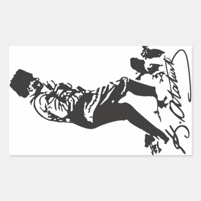 Mustafa Kemal Ataturk Rectangular Sticker (Front)
