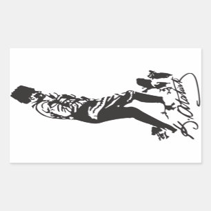 Mustafa Kemal Ataturk Rectangular Sticker
