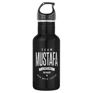 Mustafa Personalised Name Birthday Gift 532 Ml Water Bottle