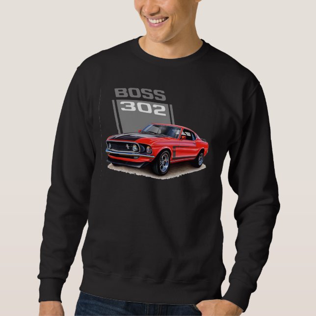 Mustang Boss 302 Sweatshirt (Front)