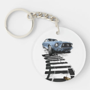 Mustang, car,Keyring in acrylic Key Ring