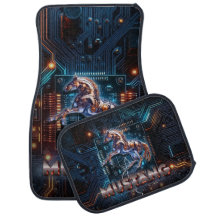 Mustang, car, mats, carpet style, strong, tech