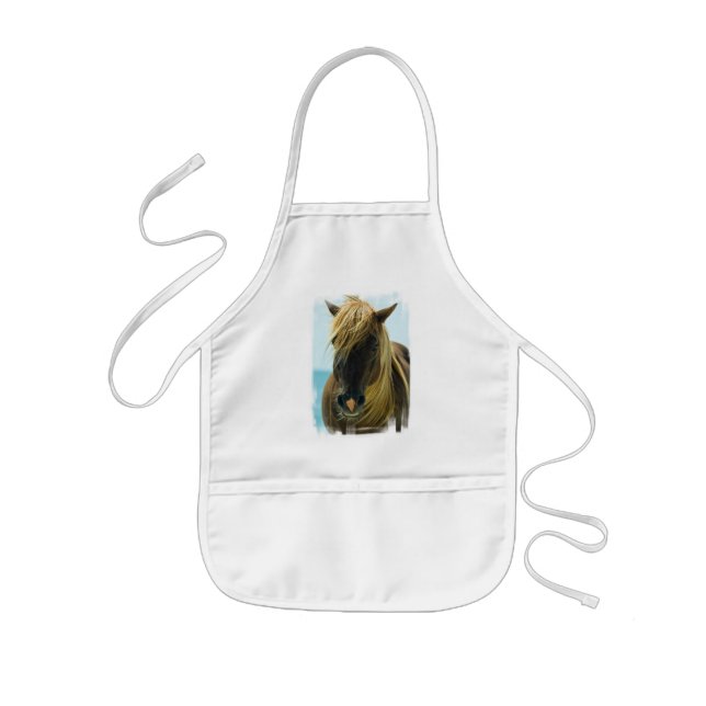 Mustang Children's Smock Kids Apron (Front)