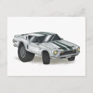 MUSTANG COBRA POSTCARD