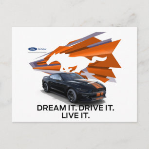 Mustang Customizer Postcard