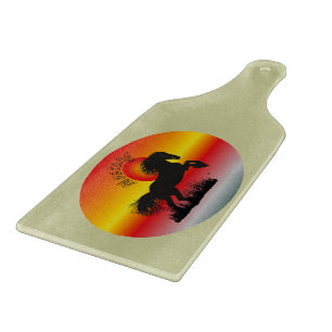 Mustang cutting board