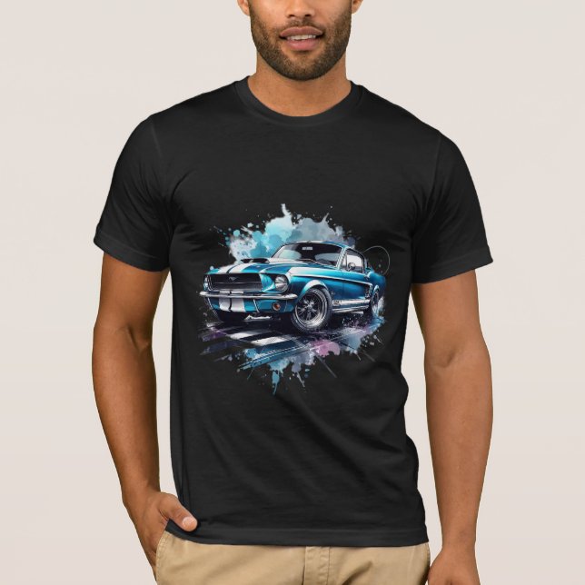 Mustang Fastback! Men's T-Shirt (Front)