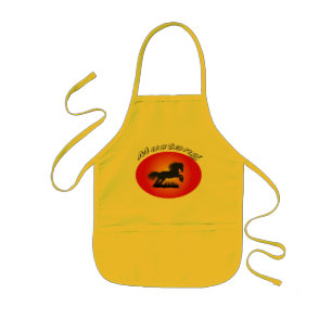 Mustang for horse lover Schouter Kids Apron