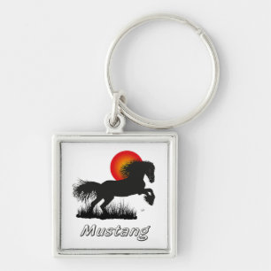 Mustang für Pferdeliebhaber Schlüsselanhänger Key Ring