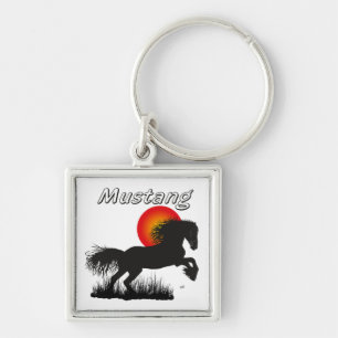 Mustang für Pferdeliebhaber Schlüsselanhänger Key Ring