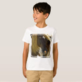 Mustang Horse Photo Kid's T-Shirt (Front Full)