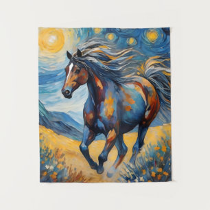 Mustang Horse Tapestry