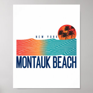 Mustang Island State Park Texas Men Surfing Women Poster