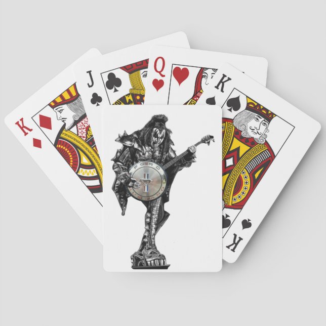 Mustang Kiss Playing Cards (Back)